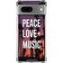 Peace Love And Music Google Pixel 8 Clear Case
