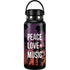 Peace Love And Music Hydro Flask 32oz Wide Mouth Skin