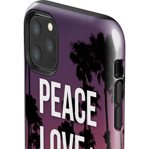 Peace Love And Music iPhone 11 Pro Max Impact Case
