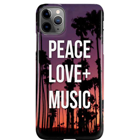 Peace Love And Music iPhone 11 Pro Max Lite Case