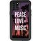 Peace Love And Music iPhone 11 Pro Max Waterproof Case