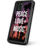 Peace Love And Music iPhone 11 Pro Waterproof Case