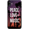Peace Love And Music iPhone 11 Skin