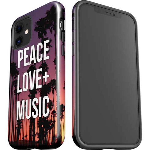 Peace Love And Music iPhone 12 Impact Case
