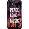 Peace Love And Music iPhone 12 Mini Lite Case