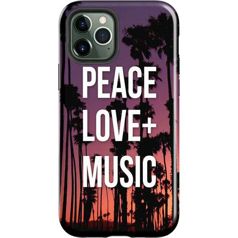 Peace Love And Music iPhone 12 Pro Impact Case