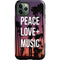 Peace Love And Music iPhone 12 Pro Impact Case