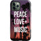 Peace Love And Music iPhone 12 Pro Max Impact Case