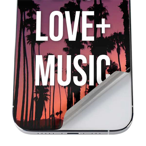 Peace Love And Music iPhone 12 Pro Max Skin