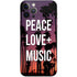 Peace Love And Music iPhone 12 Pro Skin
