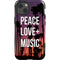 Peace Love And Music iPhone 13 Impact Case