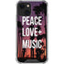 Peace Love And Music iPhone 13 Mini Clear Case