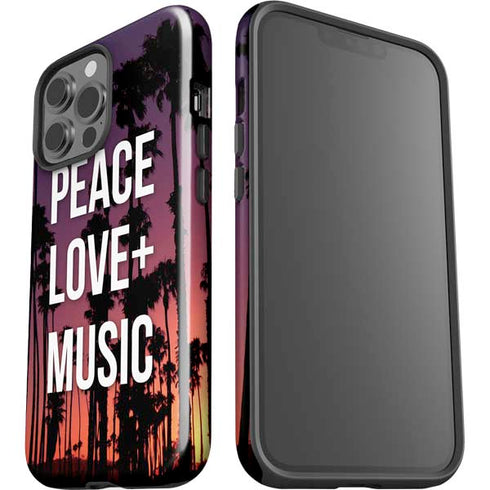 Peace Love And Music iPhone 13 Pro Max Impact Case