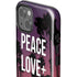 Peace Love And Music iPhone 15 Plus Impact Case