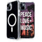 Peace Love And Music iPhone 14 MagSafe Case