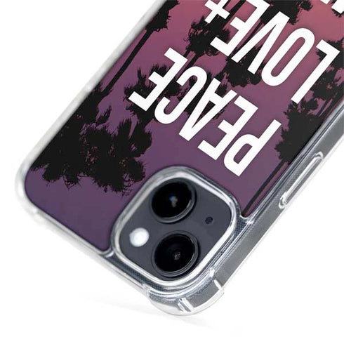 Peace Love And Music iPhone 14 Plus MagSafe Case
