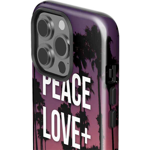 Peace Love And Music iPhone 15 Pro Impact Case