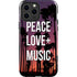 Peace Love And Music iPhone 15 Pro Max Impact Case