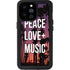 Peace Love And Music iPhone 14 Pro Max Waterproof Case