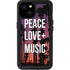Peace Love And Music iPhone 15 Plus Waterproof Case