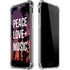 Peace Love And Music iPhone 7/8 Plus Clear Case