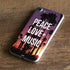 Peace Love And Music iPhone 7 Skin