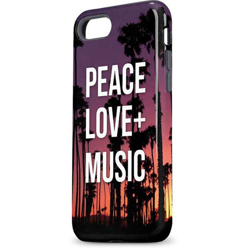 Peace Love And Music iPhone 8 Pro Case