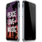 Peace Love And Music iPhone SE (2nd & 3rd Gen) Clear Case