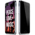Peace Love And Music iPhone SE (2nd & 3rd Gen) Clear Case