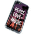 Peace Love And Music iPhone SE (2nd & 3rd Gen) Clear Case
