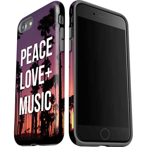 Peace Love And Music iPhone SE (2nd & 3rd Gen) Pro Case