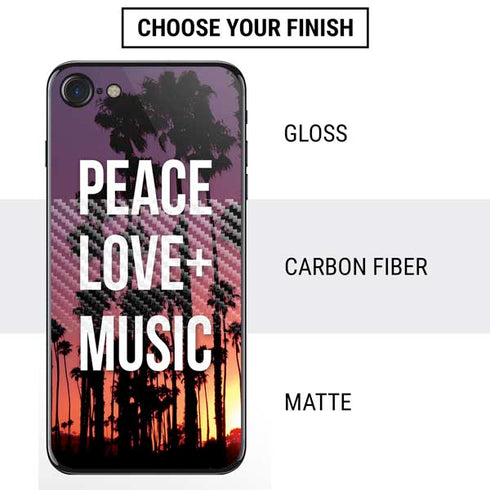 Peace Love And Music iPhone SE (2nd & 3rd Gen) Skin