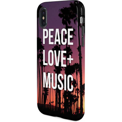Peace Love And Music iPhone X Pro Case