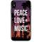 Peace Love And Music iPhone X Skin