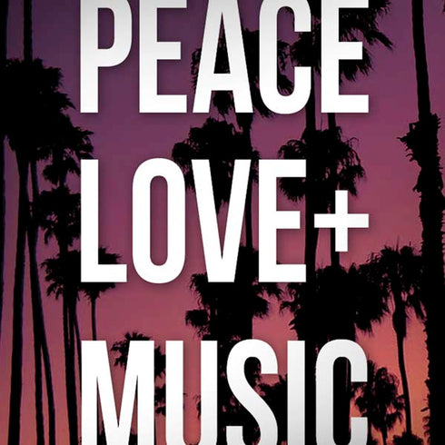 Peace Love And Music iPhone X Skin