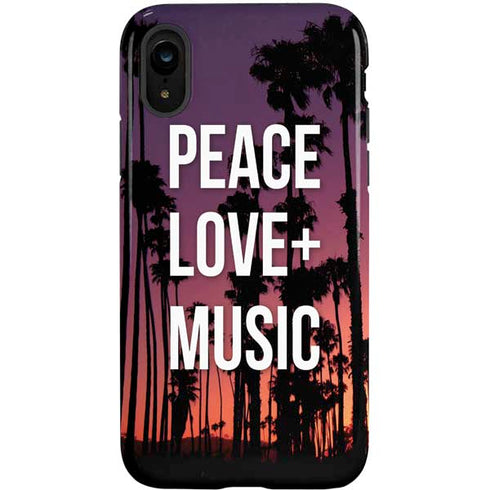 Peace Love And Music iPhone XR Pro Case
