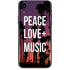 Peace Love And Music iPhone XR Skin