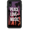 Peace Love And Music iPhone XR Waterproof Case