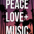 Peace Love And Music iPhone XS Max Skin