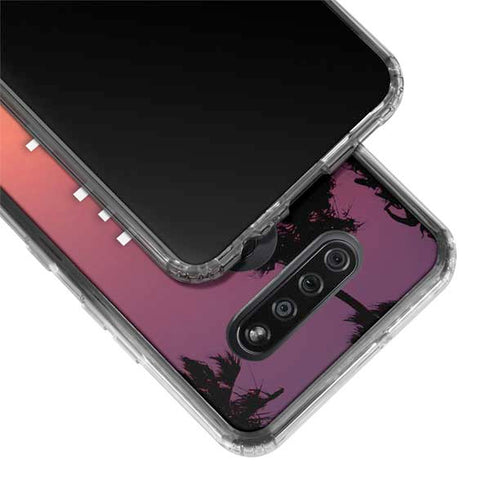 Peace Love And Music LG K51/Q51 Clear Case