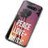Peace Love And Music LG K51/Q51 Clear Case