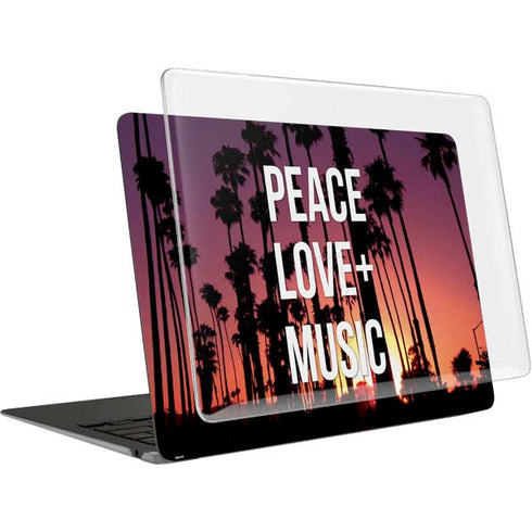 Peace Love And Music MacBook Air 13in (2020) Case plus Skin