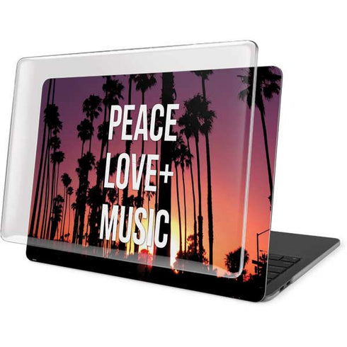 Peace Love And Music MacBook Pro 16in (2019-20) Case plus Skin