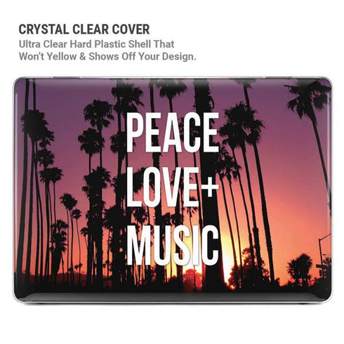 Peace Love And Music MacBook Pro 16in (2021-25) Case plus Skin