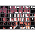 Peace Love And Music Magic Keyboard with Numeric Keypad Skin