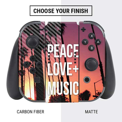 Peace Love And Music Nintendo Switch Bundle Skin