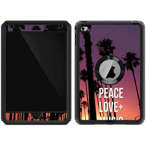 Peace Love And Music Otterbox Defender iPad Skin
