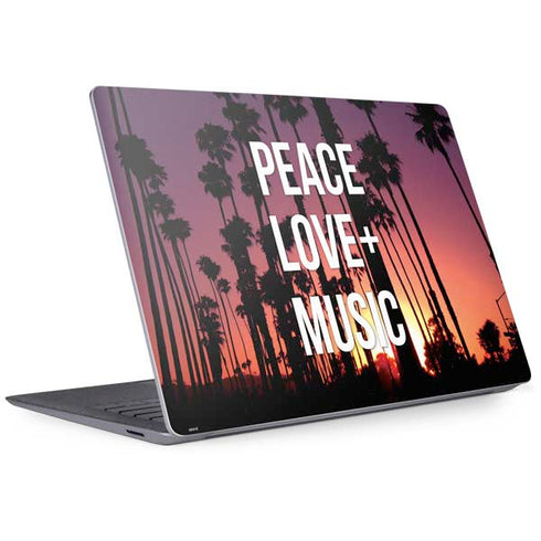 Peace Love And Music Surface Laptop 3 13.5in Skin
