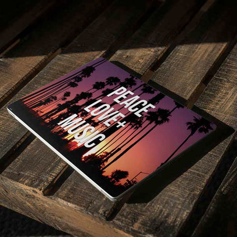 Peace Love And Music Surface Laptop 3 13.5in Skin