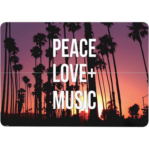 Peace Love And Music Surface Laptop Studio Skin